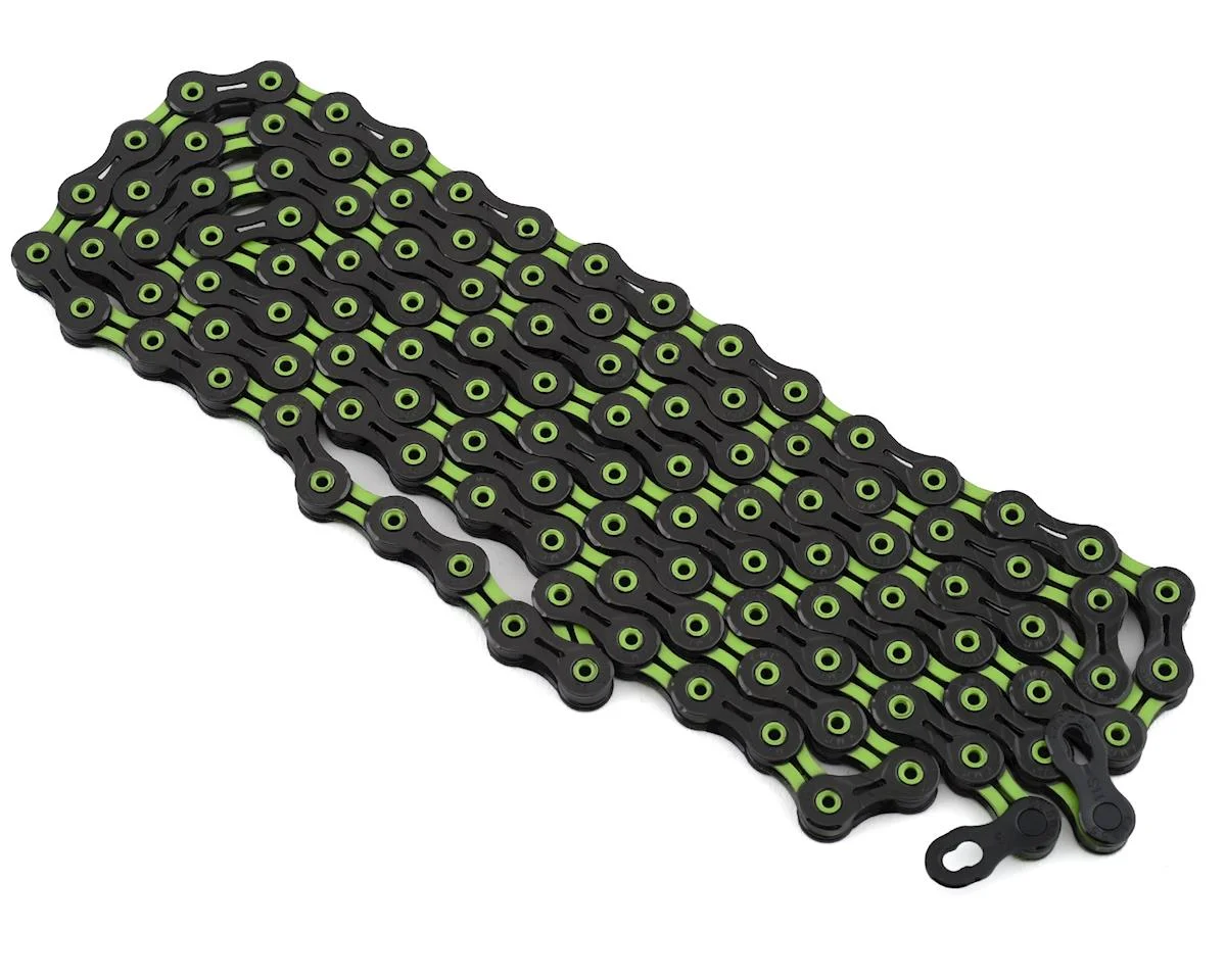 KMC DLC 11 Chain (Black/Green) (11 Speed) (116 Links)